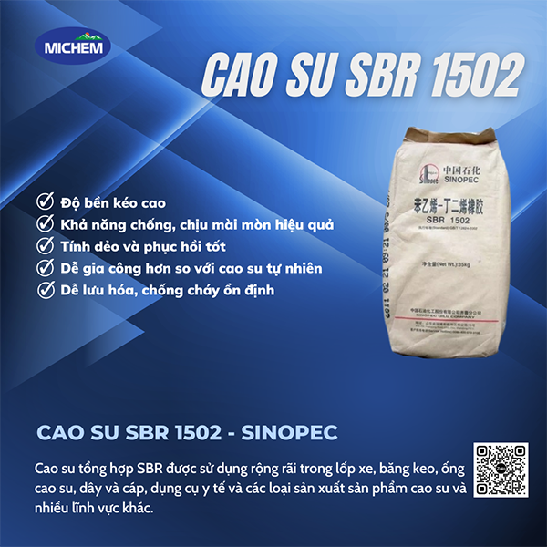 Cao Su SBR 1502 - Hoá Chất Michem - Công Ty CP Michem Việt Nam